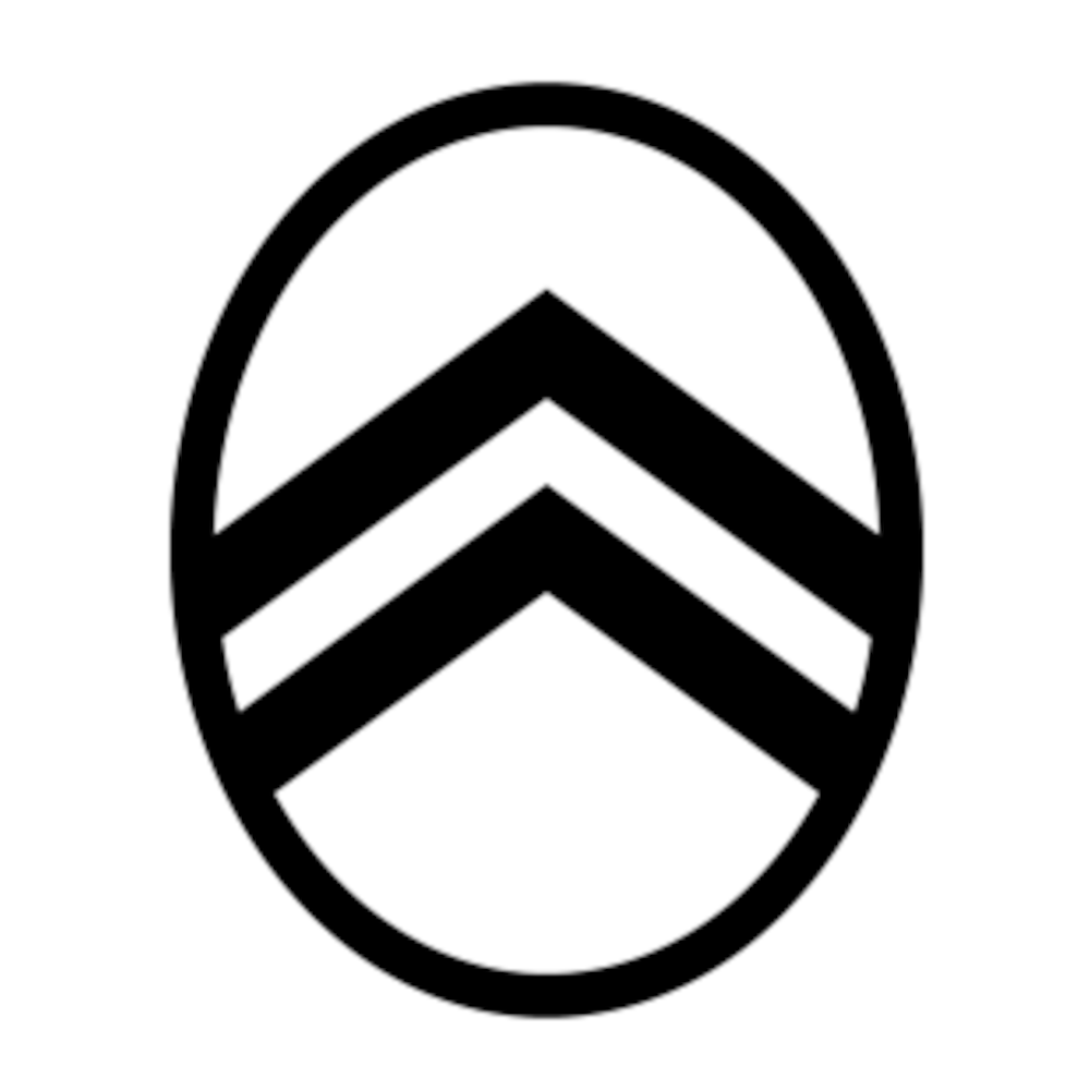 MyCitroën‑app‑logo dat toegang tot voertuigbediening op afstand en connected services illustreert.