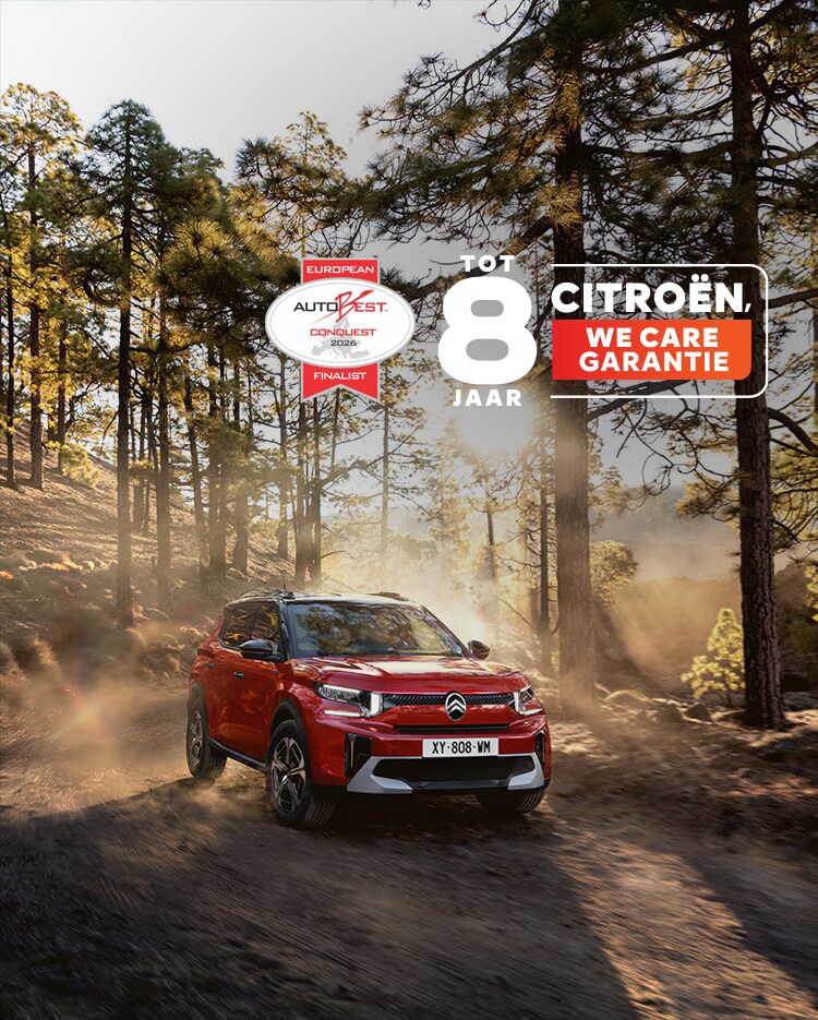 ë-C3 Aircross in een bos